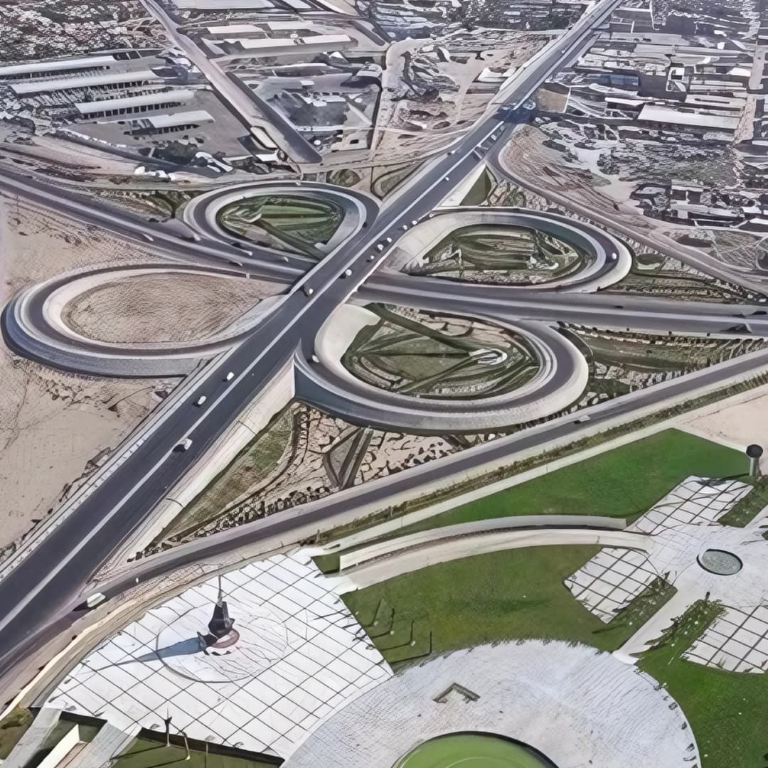 The Alfaheedi Interchange in Basrah, Iraq